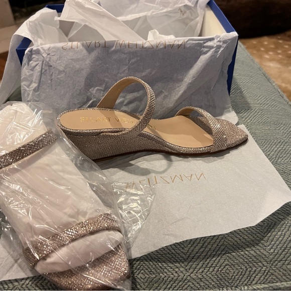NWT Stuart Weitzman Aleena 50 Wedge 35.5 - Picture 3 of 7
